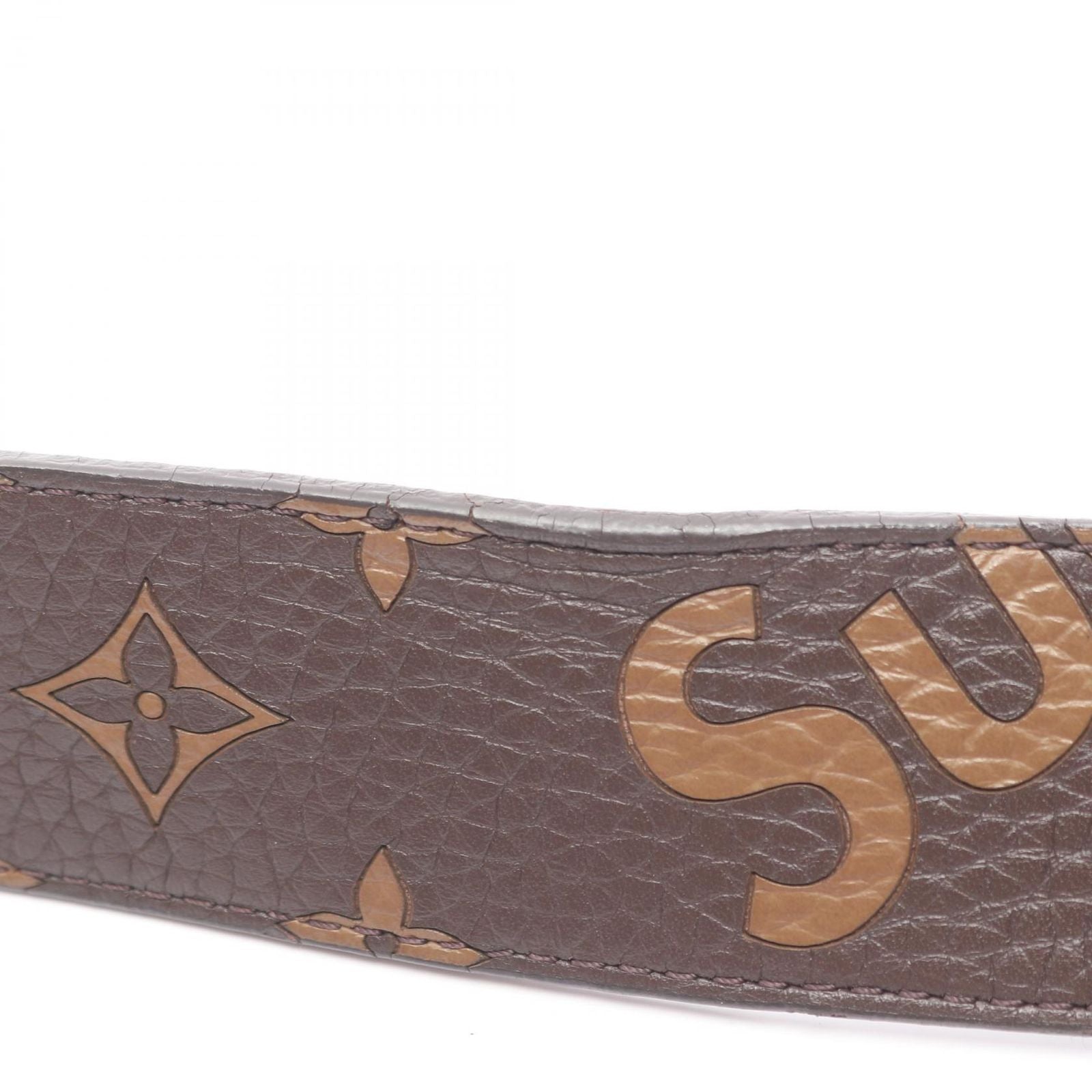 Louis Vuitton Belt Supreme Ceinture LV Initial Leather — view 9