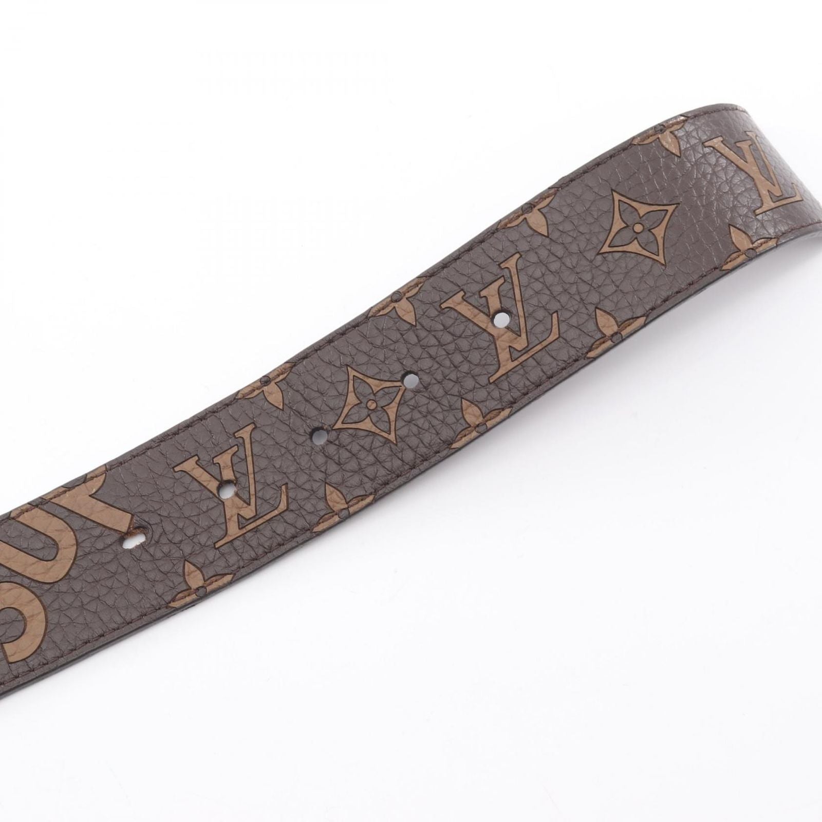 Louis Vuitton Belt Supreme Ceinture LV Initial Leather — view 3