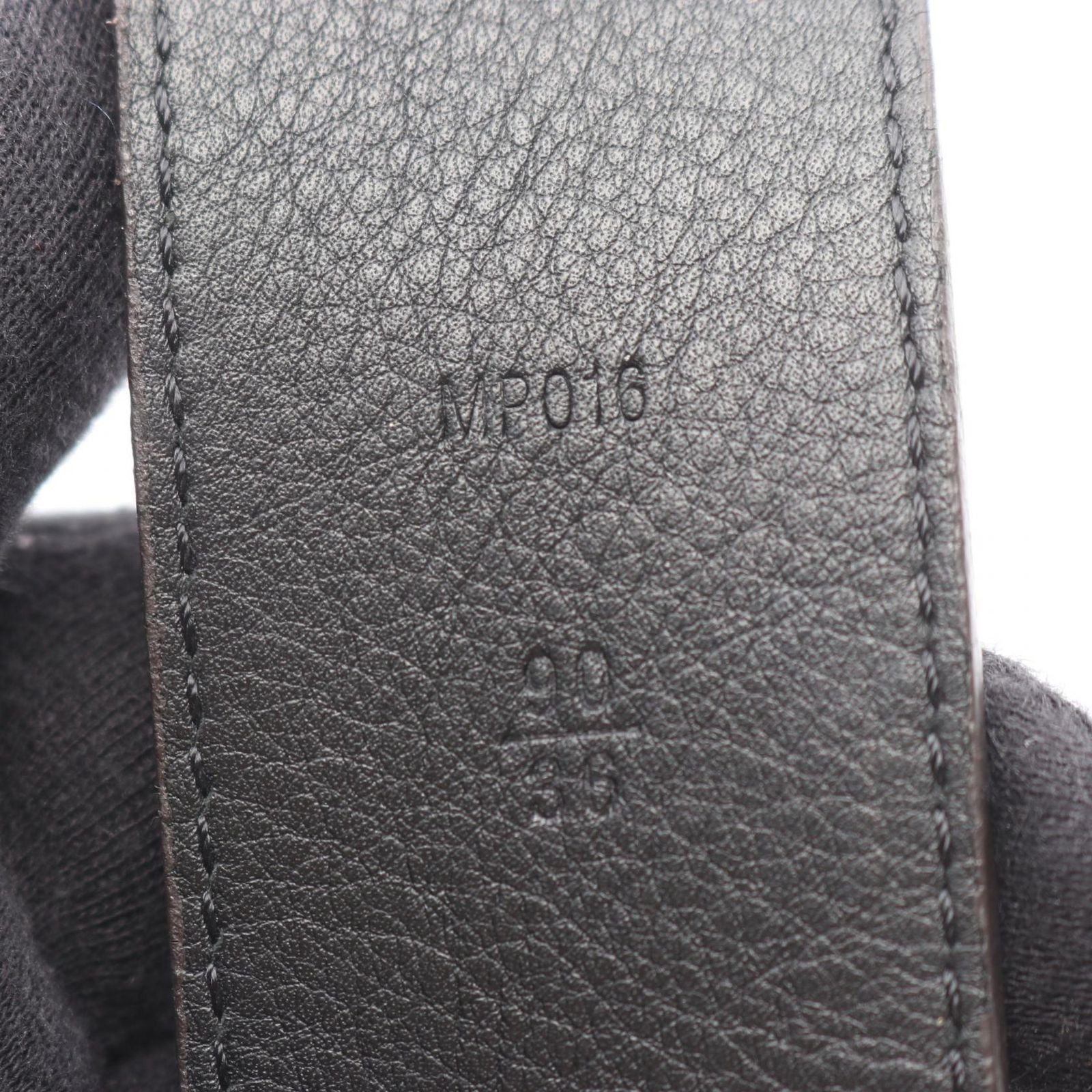 Louis Vuitton Belt Supreme Ceinture LV Initial Leather — view 5