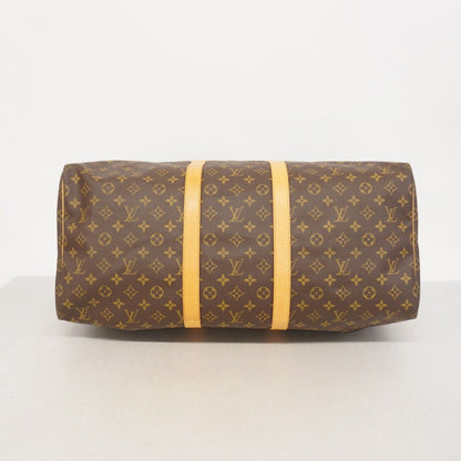 Louis Vuitton Boston Bag Monogram Keepall 55 Brown — view 3