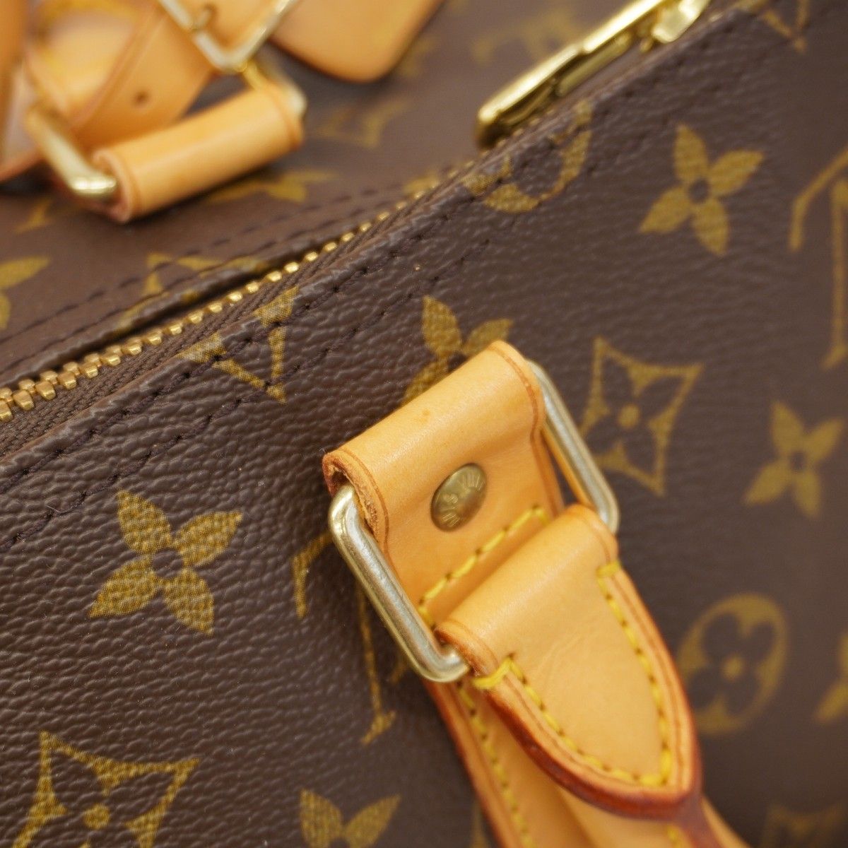 Louis Vuitton Boston Bag Monogram Keepall 55 Brown — view 7