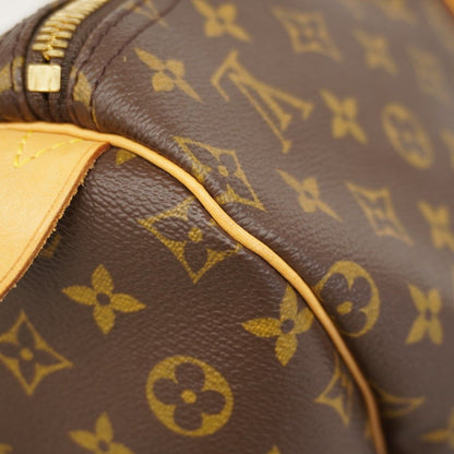 Louis Vuitton Boston Bag Monogram Keepall 55 Brown — view 9
