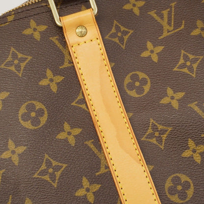 Louis Vuitton Boston Bag Monogram Keepall 55 Brown — view 8