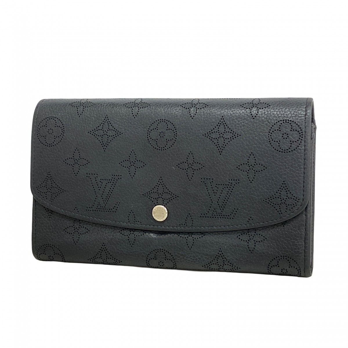 Louis Vuitton Wallet Mahina Portefeuille Iris Noir