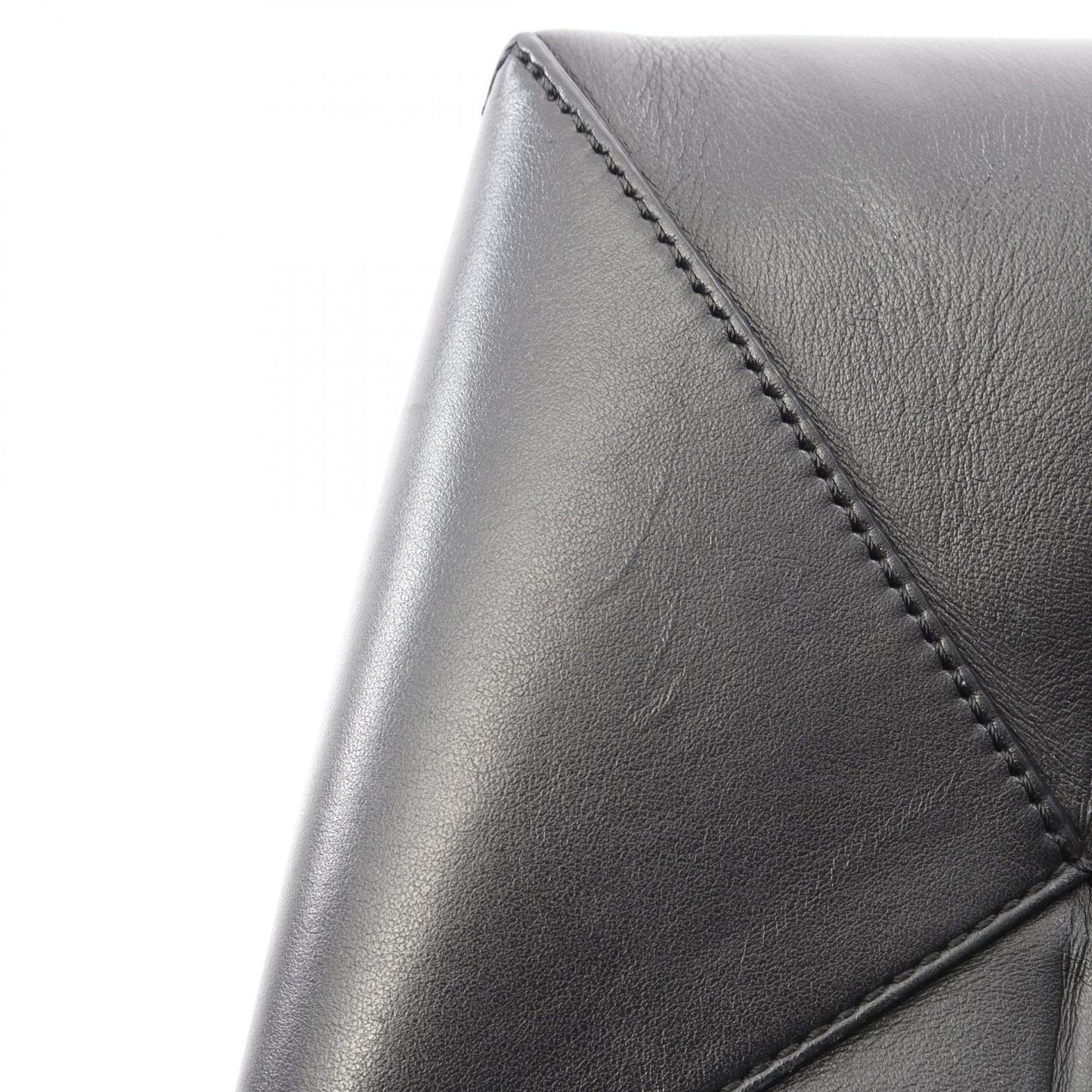Loewe Handbag Puzzle Fold Mini 2-Way Black Leather Tote — view 7