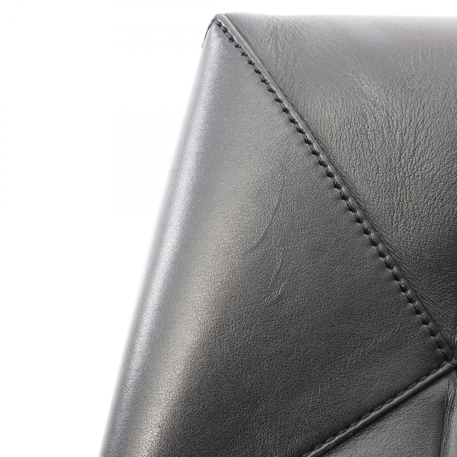 Loewe Handbag Puzzle Fold Mini 2-Way Black Leather Tote — view 7