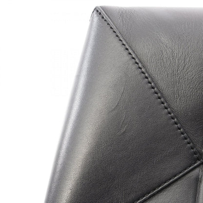Loewe Handbag Puzzle Fold Mini 2-Way Black Leather Tote — view 7