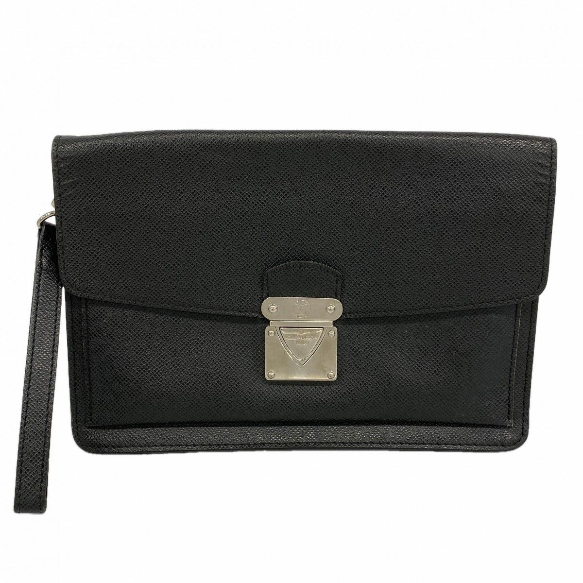 Louis Vuitton Clutch Taiga Belair Ardoise