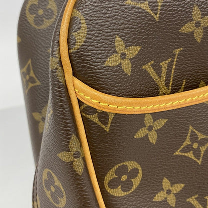 Louis Vuitton Handbag Monogram Deauville Brown — view 7