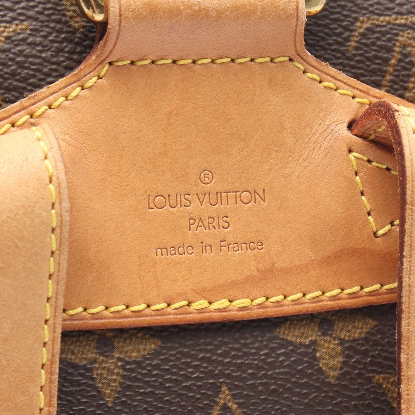Louis Vuitton Backpack Montsouris MM Canvas Leather — view 4