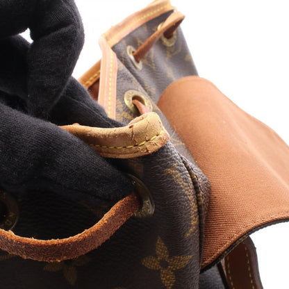 Louis Vuitton Backpack Montsouris MM Canvas Leather — view 9