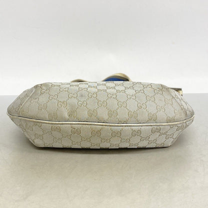 Gucci Shoulder Bag GG Canvas Gray Silver — view 3