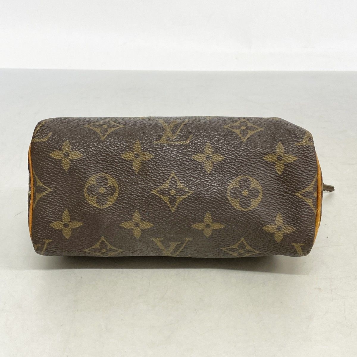 Louis Vuitton Handbag Monogram Mini Speedy Brown 2-Way Bag — view 3