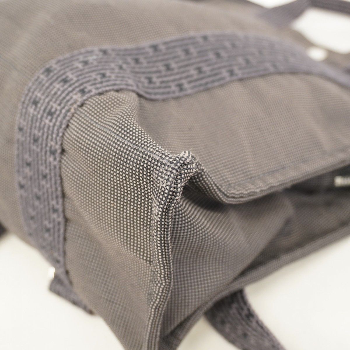 Hermes Backpack Her Line a Dos Canvas Gray Silver — view 6