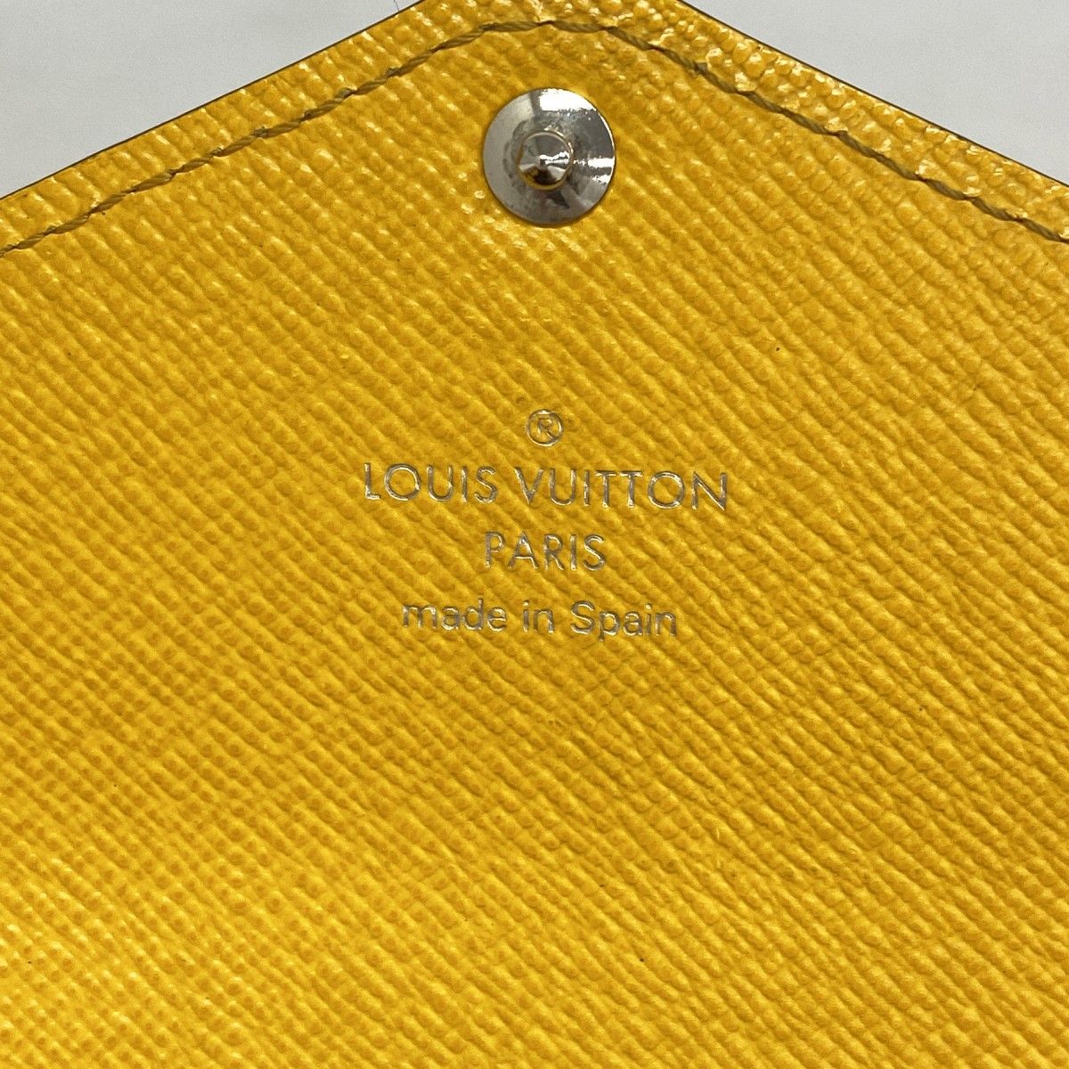 Louis Vuitton Trifold Wallet Monogram Epi Portefeuille Marie Louron Brown Citron — view 4