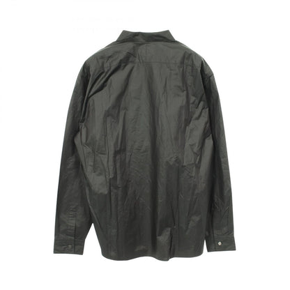Hermes Series Button Zip Up Shirt Nylon Jacket — view 2