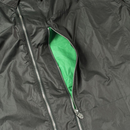 Hermes Series Button Zip Up Shirt Nylon Jacket — view 8