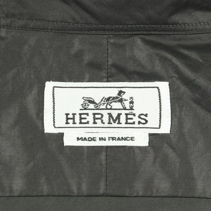 Hermes Series Button Zip Up Shirt Nylon Jacket — view 3