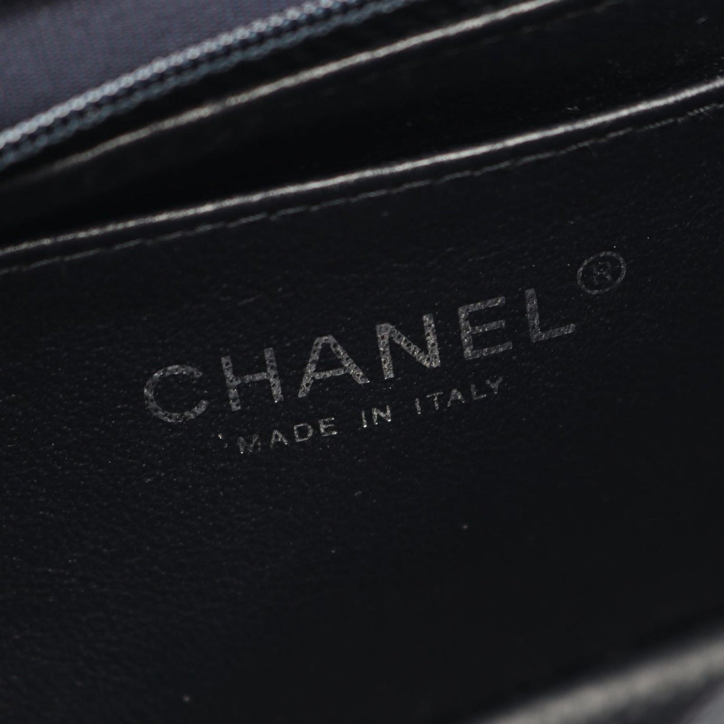 Chanel Shoulder Bag Mini Quilted 20 Navy Cotton Chain — view 4