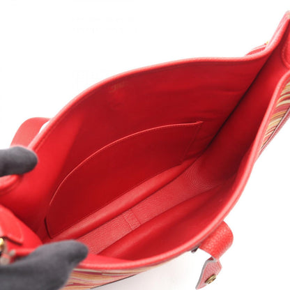 Hermes Shoulder Bag Evelyne 1 Anne PM Rouge Vif Leather — view 3