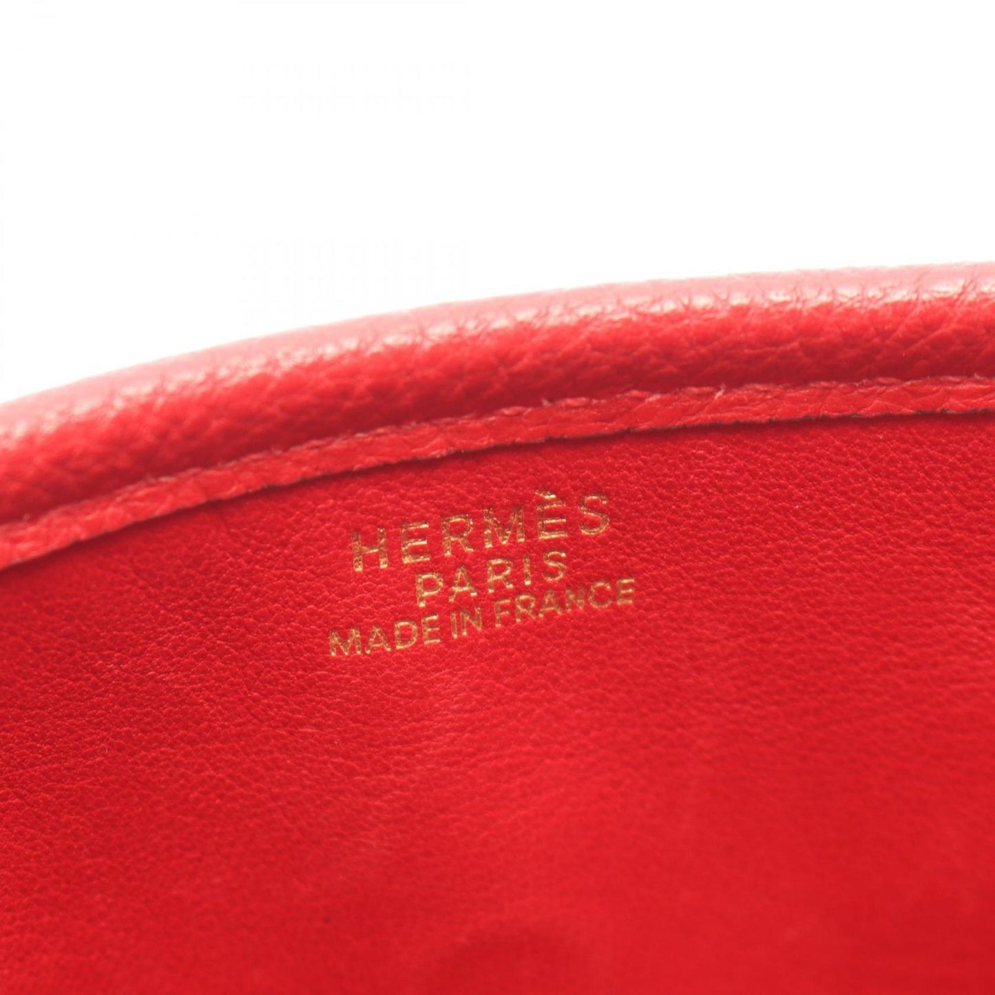 Hermes Shoulder Bag Evelyne 1 Anne PM Rouge Vif Leather — view 4