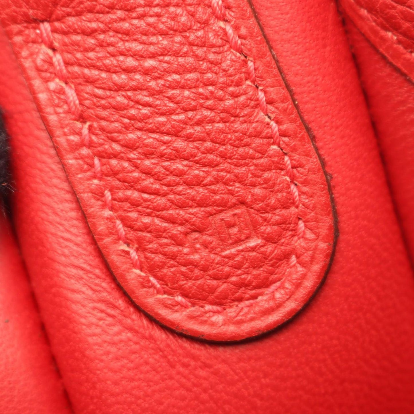 Hermes Shoulder Bag Evelyne 1 Anne PM Rouge Vif Leather — view 5