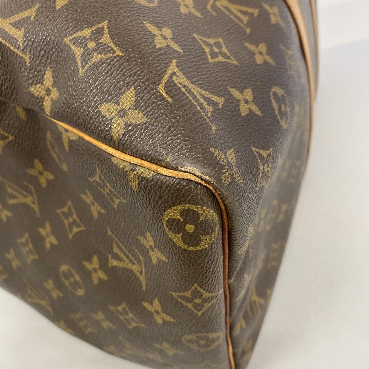 Louis Vuitton Boston Bag Monogram Keepall 45 Brown — view 7