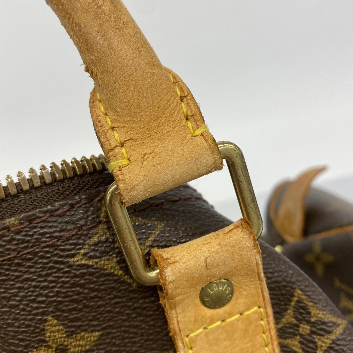 Louis Vuitton Boston Bag Monogram Keepall 45 Brown — view 9