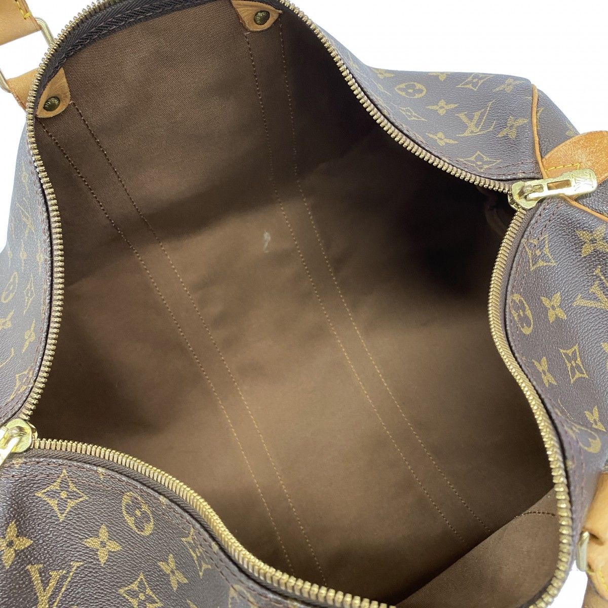Louis Vuitton Boston Bag Monogram Keepall 45 Brown — view 4