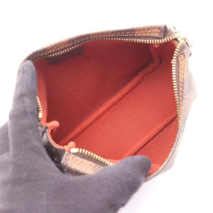 Louis Vuitton Handbag Trousse Makeup Canvas Leather — view 3