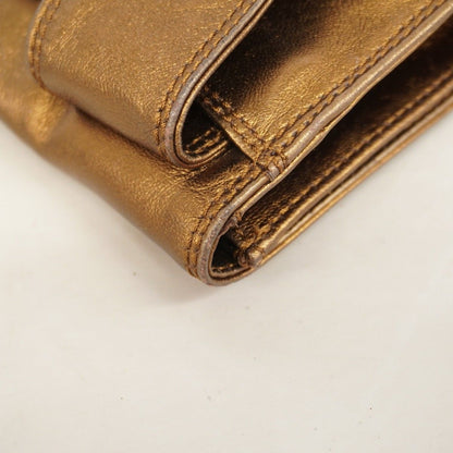 Chanel Shoulder Bag Lambskin Blanc Gold — view 7