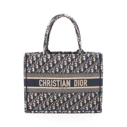 Dior Tote Book Navy Canvas