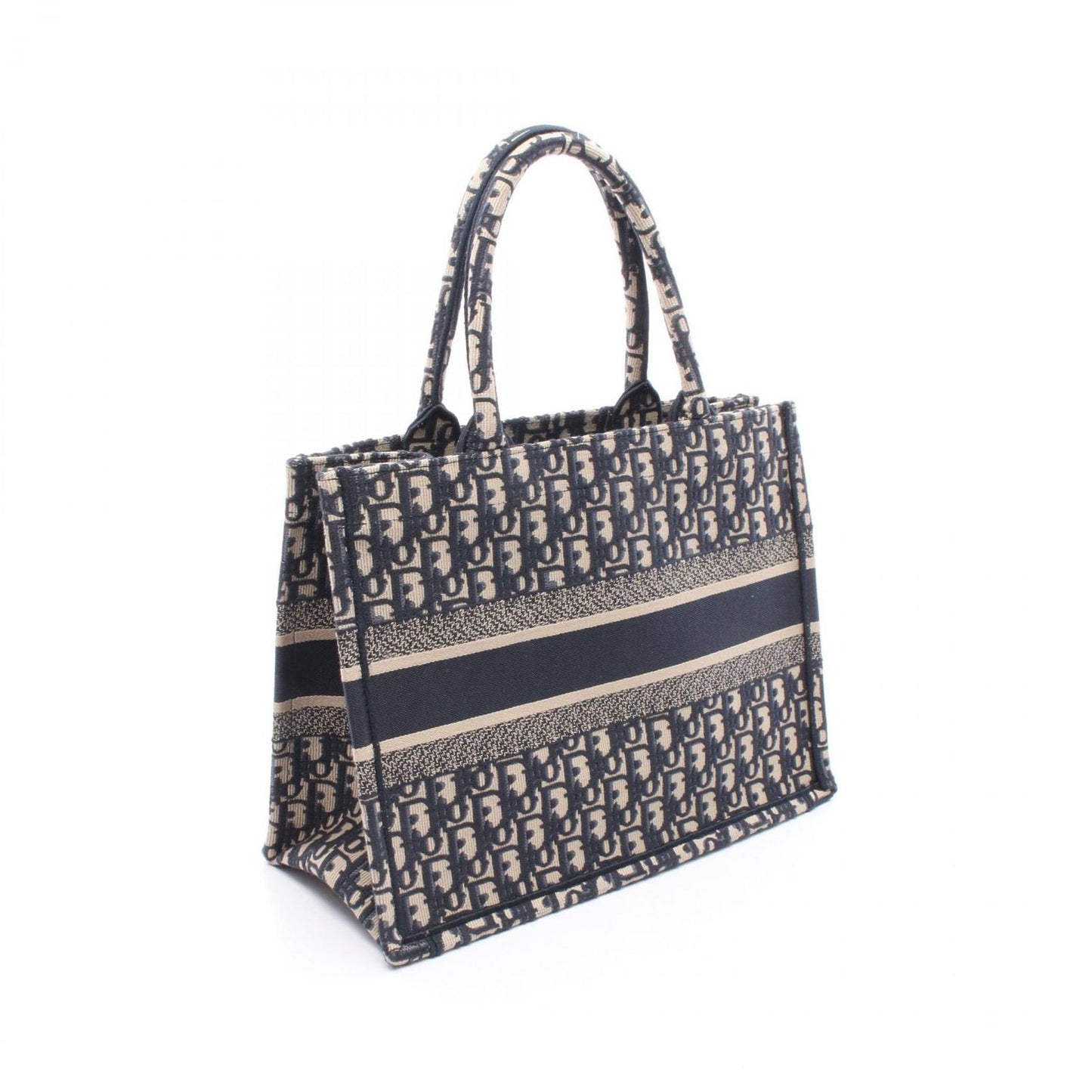 Dior Tote Book Navy Canvas — view 2