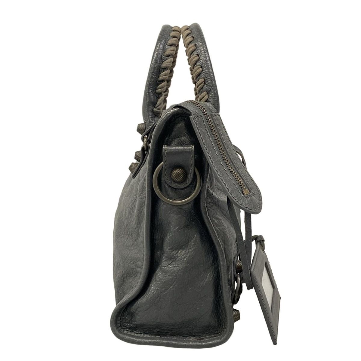 Balenciaga Handbag Giant 12 City Dark Gray Leather — view 2