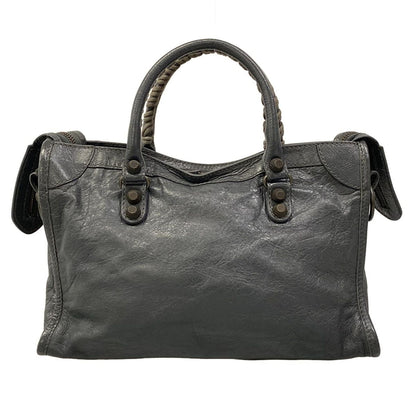 Balenciaga Handbag Giant 12 City Dark Gray Leather — view 3