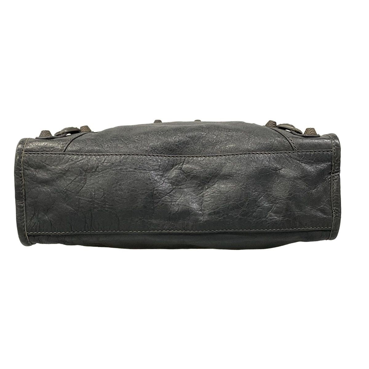 Balenciaga Handbag Giant 12 City Dark Gray Leather — view 5