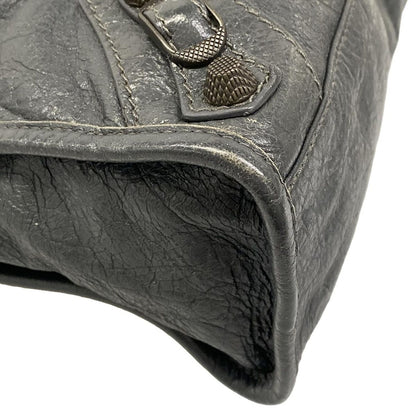 Balenciaga Handbag Giant 12 City Dark Gray Leather — view 6