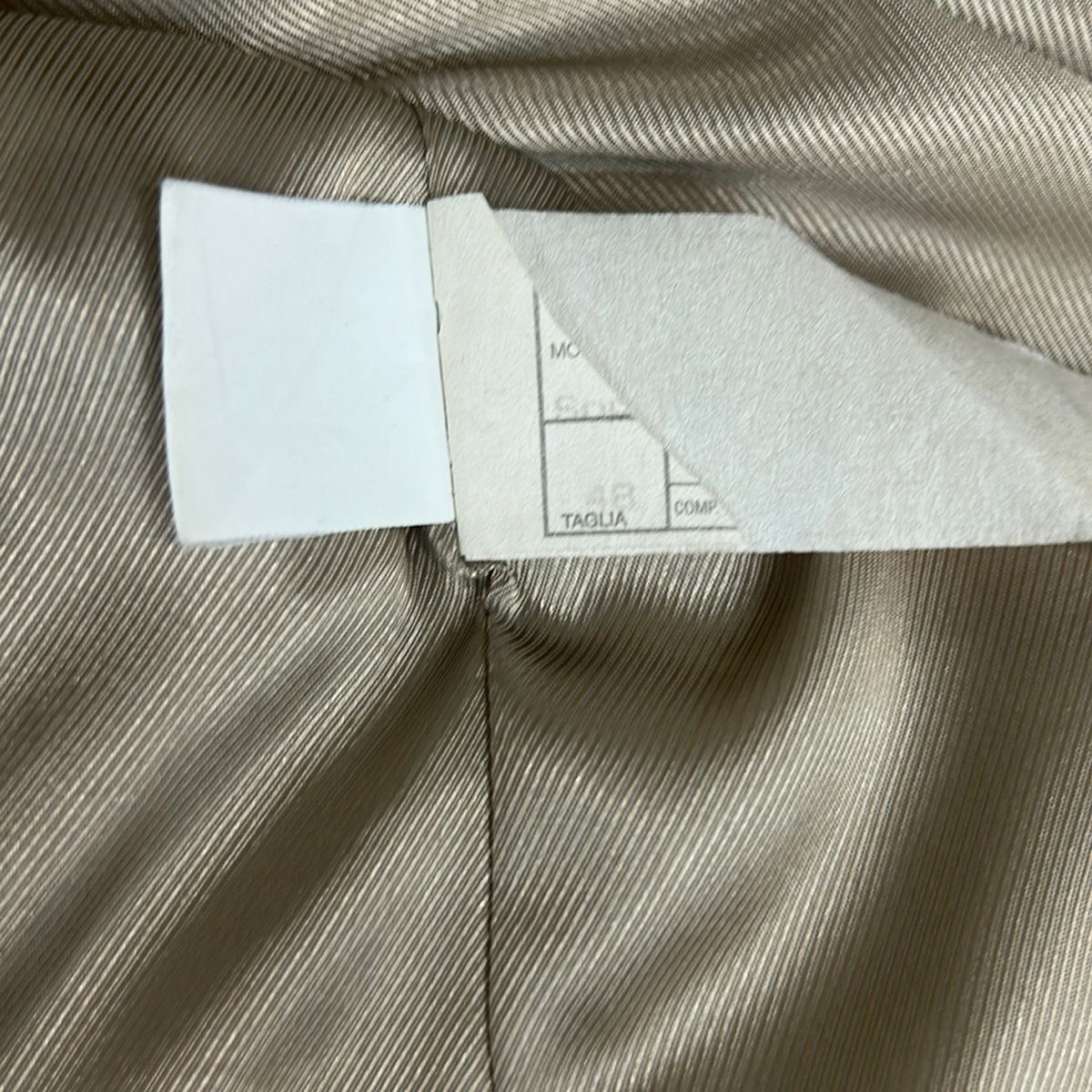 Versace Gianni Trench Coat 48 M Beige Long Sleeve Spring Autumn — view 5