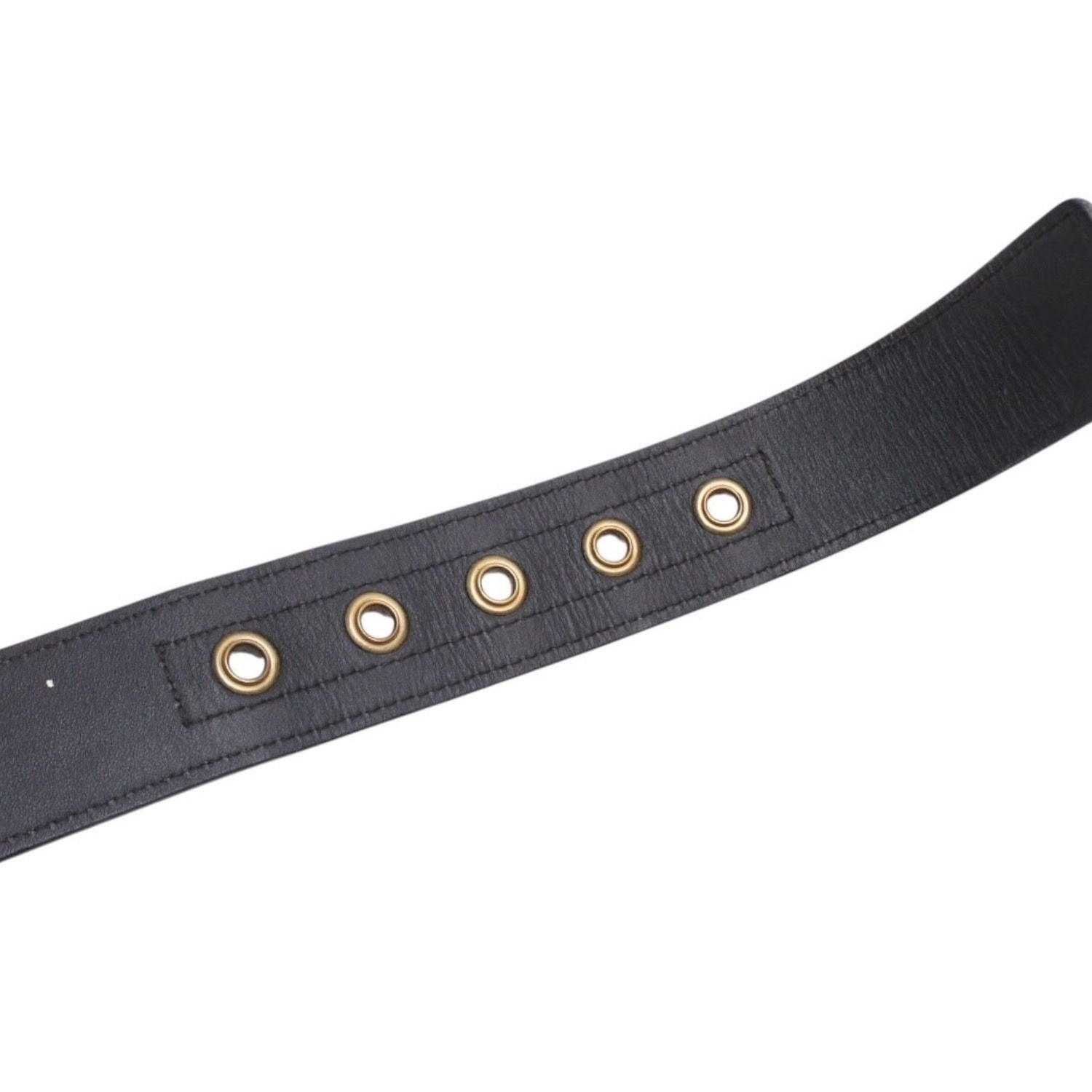 Louis Vuitton LV TM Ceinture Belt Leather Monogram Moflage Khaki Beige Black — view 8