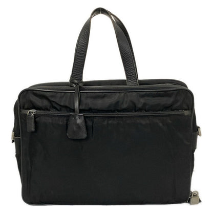 Prada Business Bag Black No Lock Leather