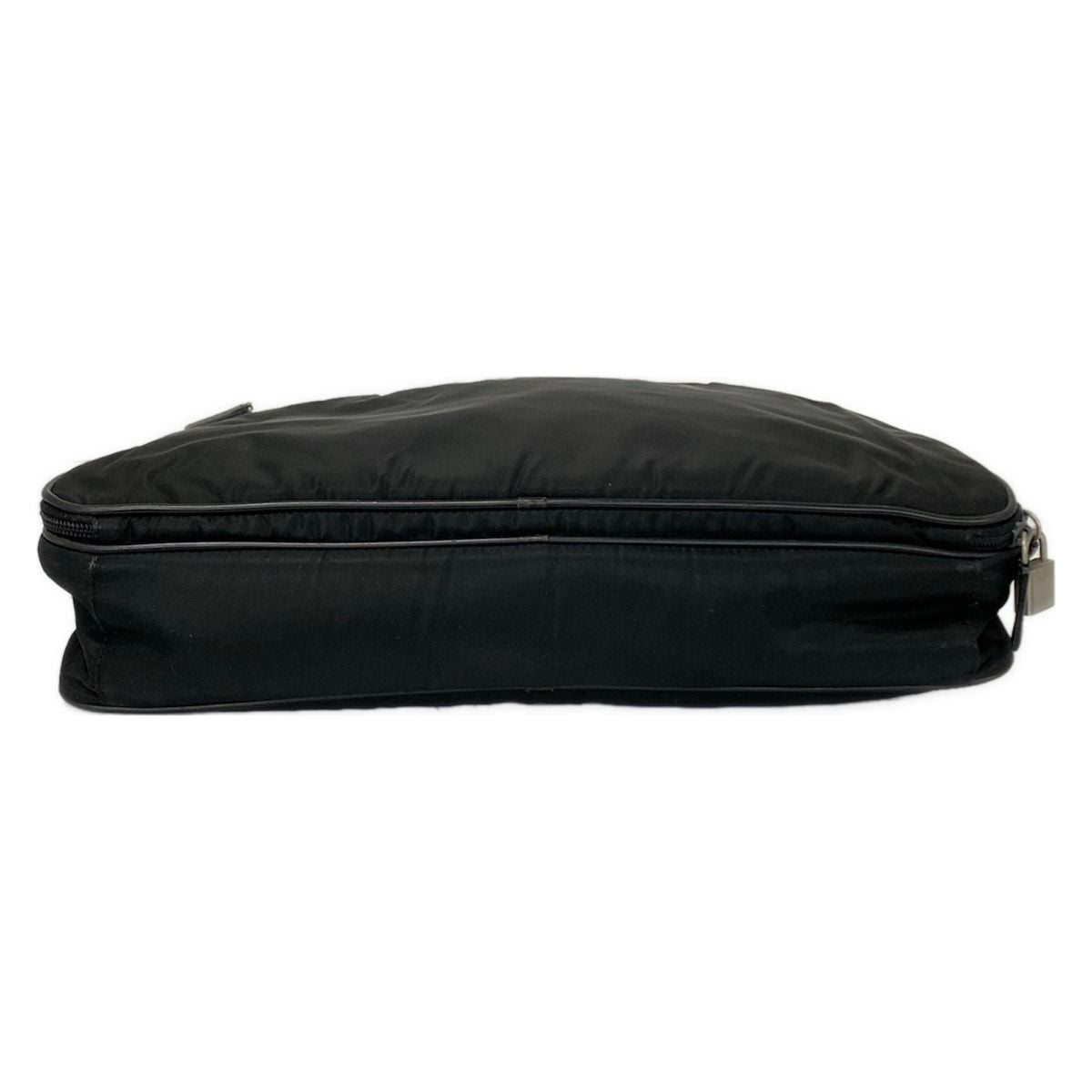 Prada Business Bag Black No Lock Leather — view 5