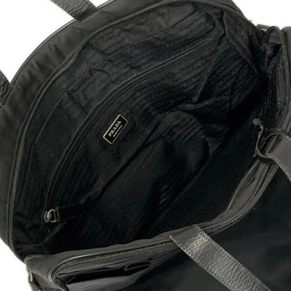 Prada Business Bag Black No Lock Leather — view 7