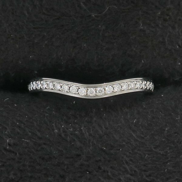 Cartier Ballerina Wedding Ring Pave Diamond 46 Flat