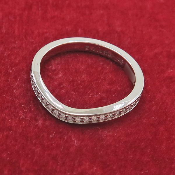 Cartier Ballerina Wedding Ring Pave Diamond 46 Flat — view 2