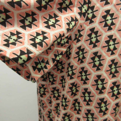Max Mara Weekend Line Dress M Pink White Short Sleeve Knee Length Tiered — view 4