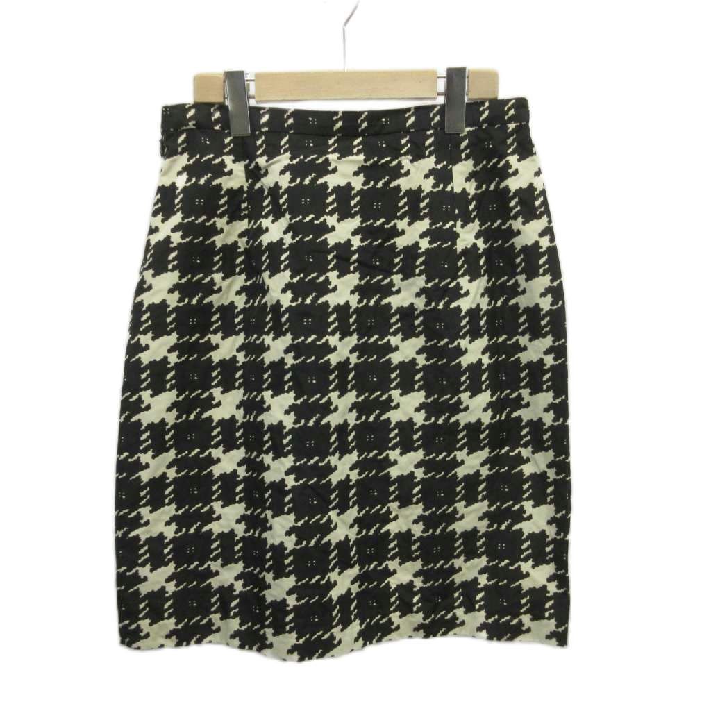 Max Mara Weekend Line Set Top Skirt 42 Black White Short Sleeve Knee Length RN — view 6