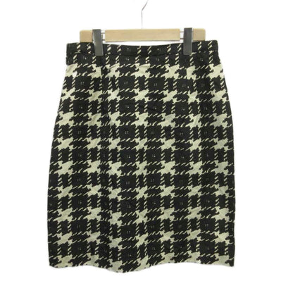 Max Mara Weekend Line Set Top Skirt 42 Black White Short Sleeve Knee Length RN — view 6