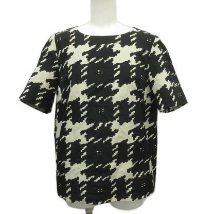 Max Mara Weekend Line Set Top Skirt 42 Black White Short Sleeve Knee Length RN — view 2