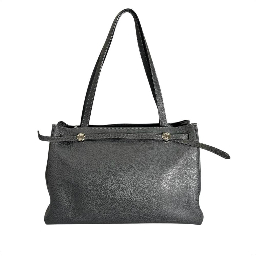 Hermes Handbag Cabana Tote Taurillon Gray Silver