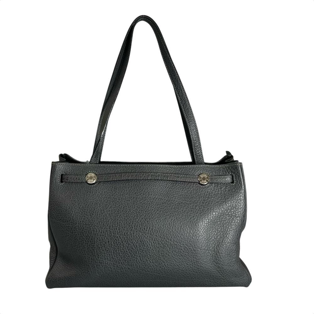 Hermes Handbag Cabana Tote Taurillon Gray Silver — view 2